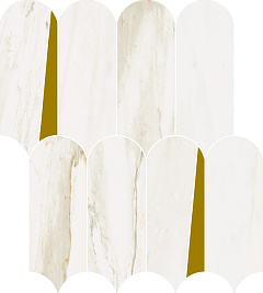 ITALON / ИТАЛОН STELLARIS Carrara Ivory Mosaico Elegant Люкс