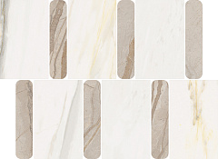 ITALON / ИТАЛОН STELLARIS Ivory Mosaico Argan 6 мм Люкс