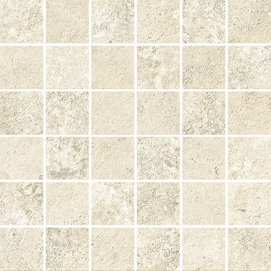 Mosaico Bianco Cross Cut 9mm