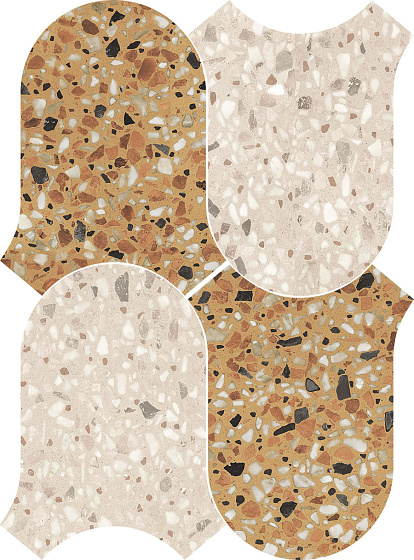 Mosaic Onda Senape/Greige