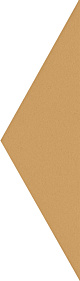 ETRURIA DESIGN HEX Triangolo Ocra