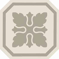 ETRURIA DESIGN VINTAGE Pattern 3: Ottagono Monocolore (Bianco decoro Nero)