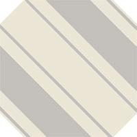 ETRURIA DESIGN VINTAGE Pattern 4: Ottagono Monocolore (Bianco decoro Perla)