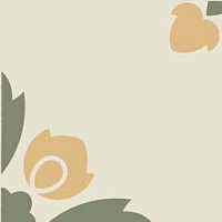 ETRURIA DESIGN VINTAGE Pattern 5: Quadrato Bicolore (Bianco decoro Oliva/Ocra)