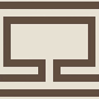 ETRURIA DESIGN VINTAGE Pattern 21: Bordura Lineare Monocolore (Bianco decoro Moro)