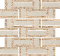 VALLELUNGA DORO&MALFI Malfi Legno Mosaico Basket T72 Satin 3D