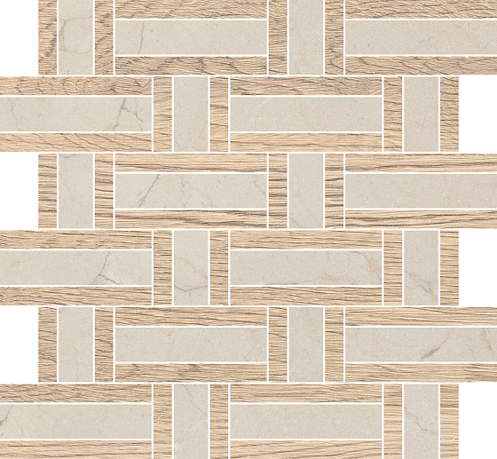 Malfi Legno Mosaico Basket T72 Satin 3D