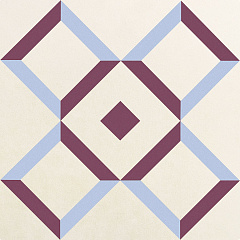 DECORATORI BASSANESI QUADRILLE Aubergine Folk